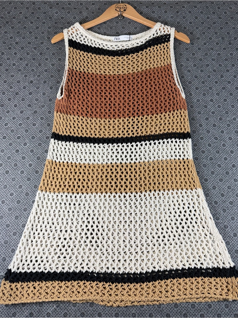 Zara Women’s Crochet Mini Dress/Cover Up